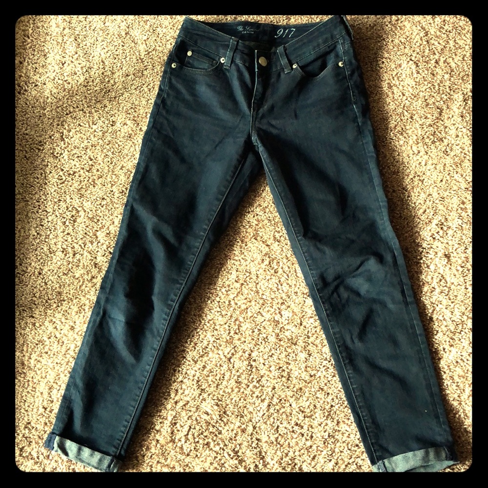 The limited 917 cropped jeans size 0
